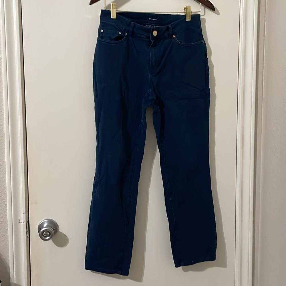 Jones New York Women's Navy Stretch Pants Size 6P